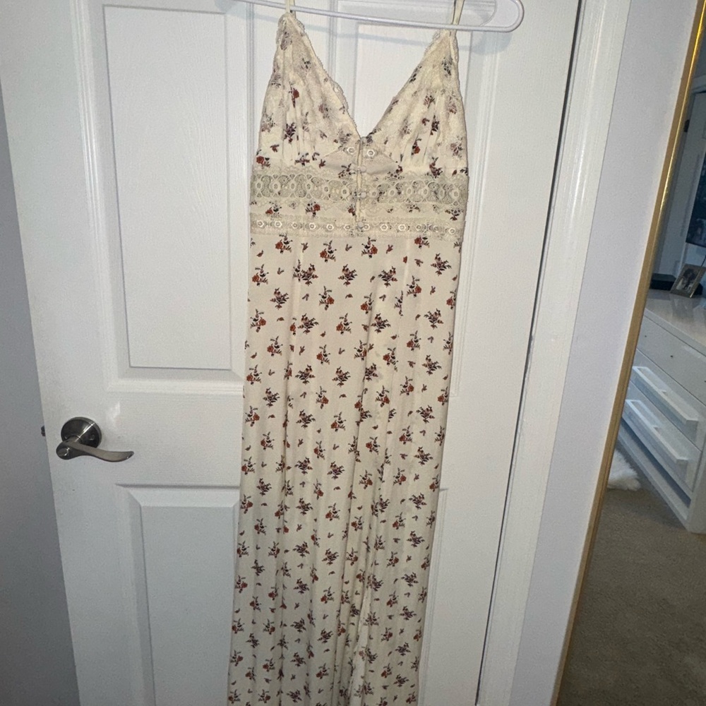 FP Movement by Free People Ivory Floral Maxi Dress